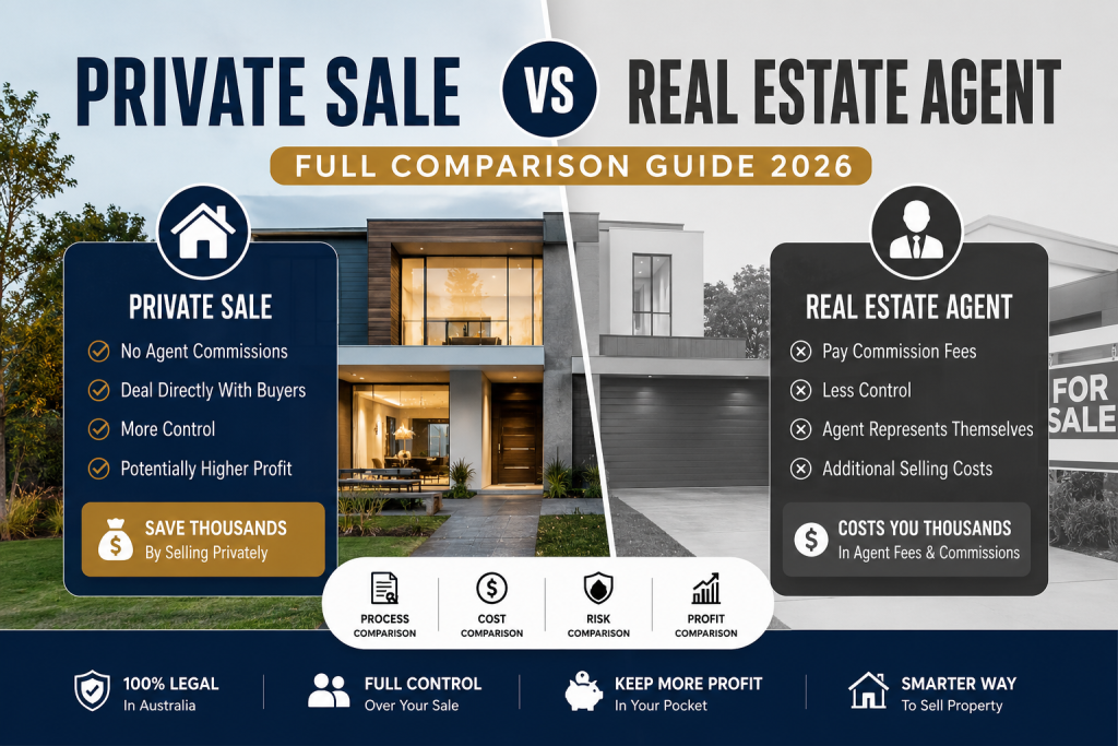 Private sale vs real estate agent