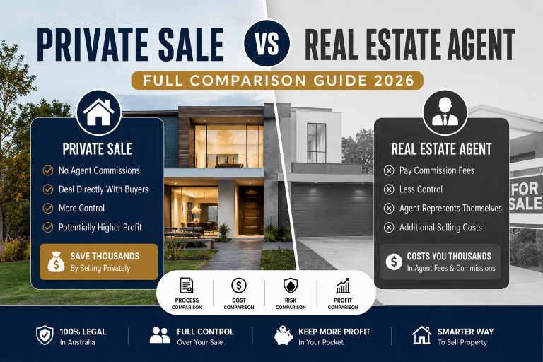 Private sale vs real estate agent