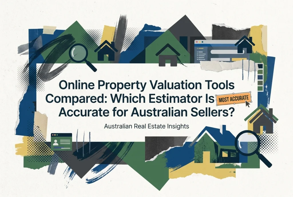 Professional header image for comparison analysis: Online Property Valuation Tools Compared: Which Estimator...